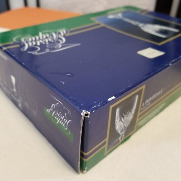 Cristal D'Arques - 1980's Fontenay Liquer Sherry Cordial Glasses - Set of 4 NIB - Picture 6 of 9